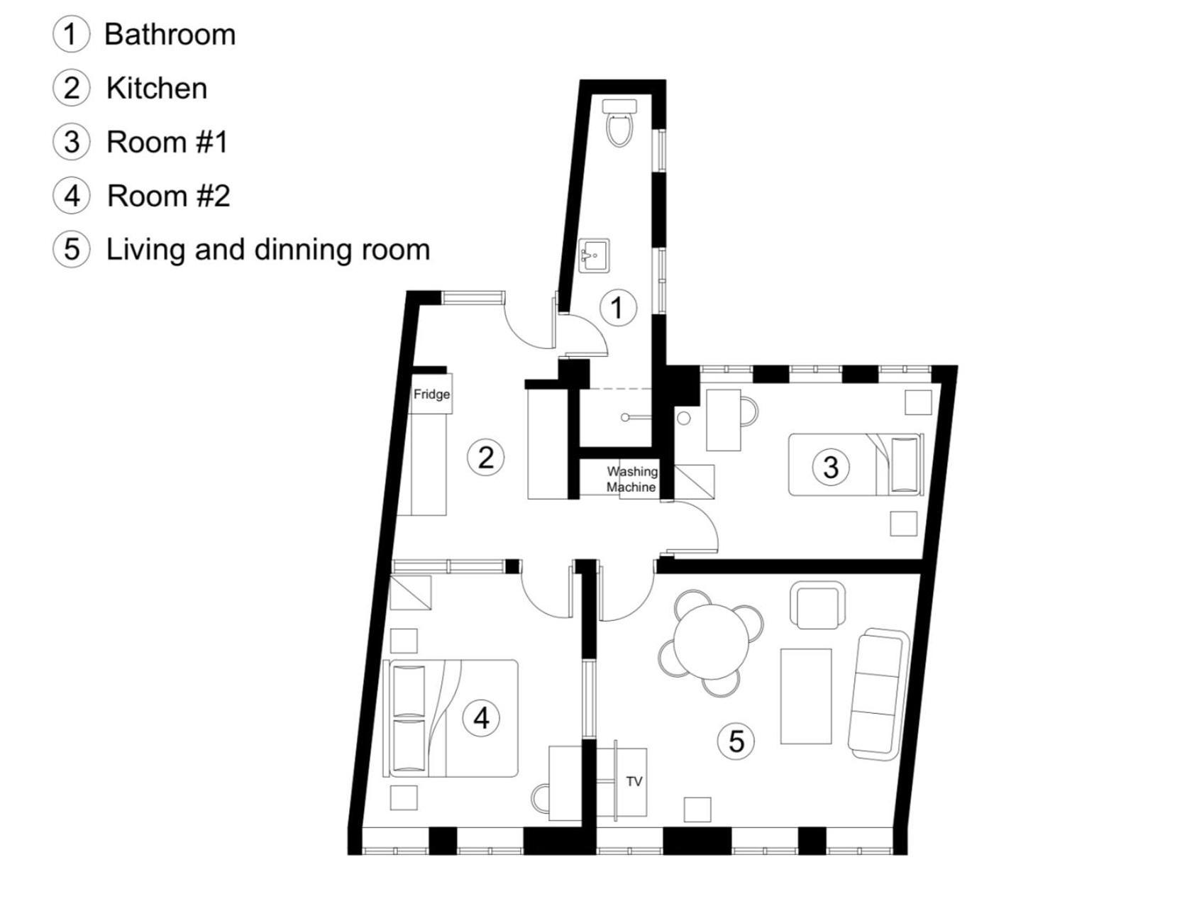 Brooklyn Penthouse Lägenhet Köpenhamn Exteriör bild